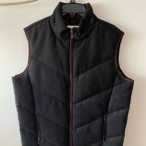 Joseph Addoud Black Outdoor Vest